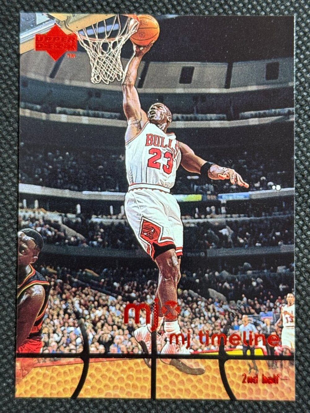 1998 Upper Deck MJx Michael Jordan #75 Chicago Bulls MJ Timeline